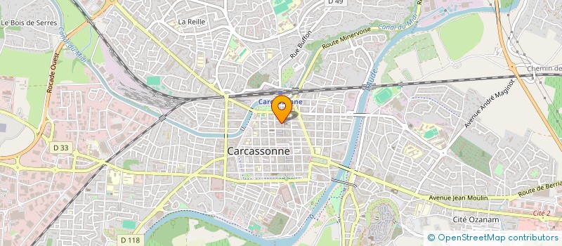 localisation de l'entreprise AUDE COUTURE TRICOT  CARCASSONNE