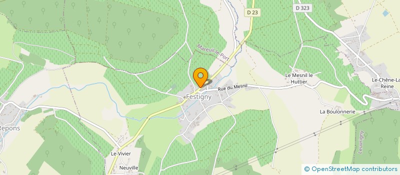 localisation de l'entreprise AUDE ET MICHAEL DUPENT  FESTIGNY