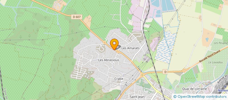 localisation de l'entreprise AUDE ETUDES ELECTRIQUES à NARBONNE