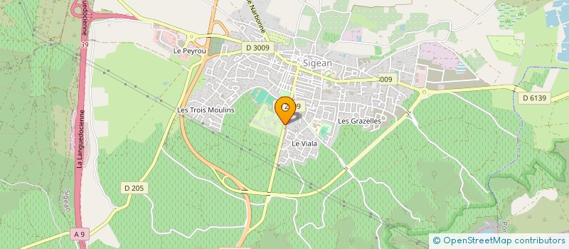 localisation de l'entreprise AUDE EXPLOITATION CAMPING à SIGEAN