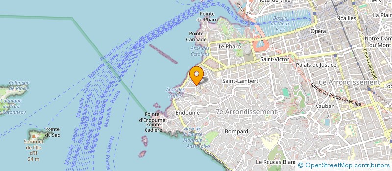 localisation de l'entreprise AUDE FERTE CONSULTING  MARSEILLE