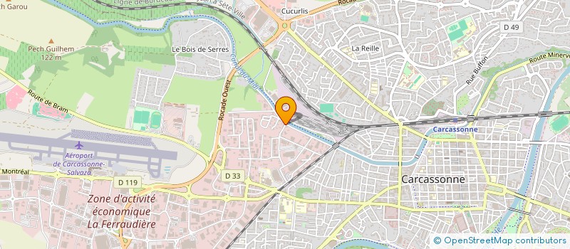 localisation de l'entreprise AUDE IMMO TRANSAC  CARCASSONNE