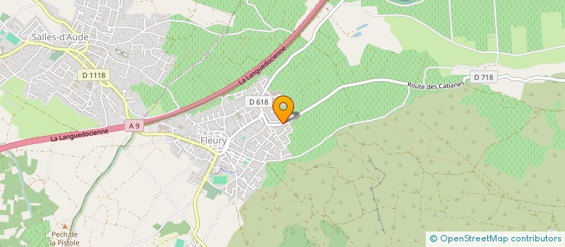 localisation de l'entreprise AUDE MENUISERIE à FLEURY