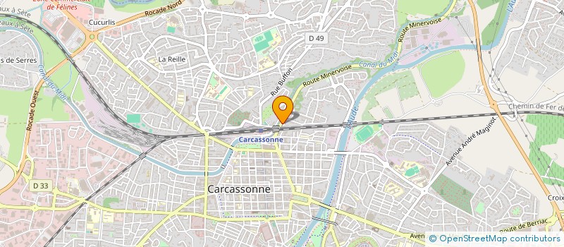 localisation de l'entreprise AUDE PARE BRISE à CARCASSONNE