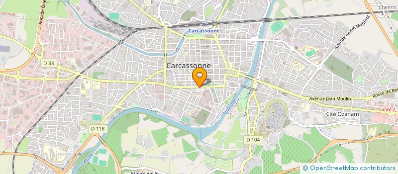 localisation de l'entreprise AUDE PLAC à CARCASSONNE