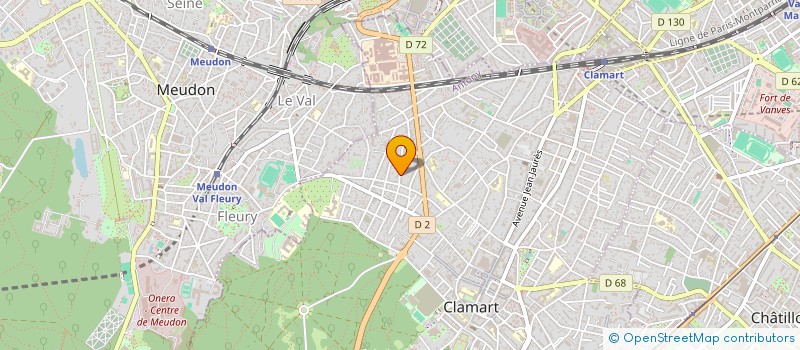 localisation de l'entreprise AUDE PLANTES à CLAMART