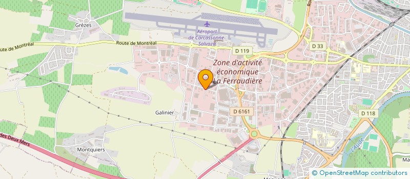 localisation de l'entreprise AUDE POIDS LOURDS à CARCASSONNE