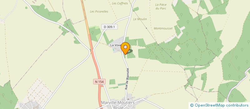 localisation de l'entreprise AUDE RASSEL COACH & CONSEIL à MARVILLE-MOUTIERS-BRULE