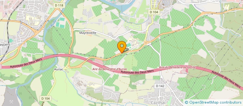 localisation de l'entreprise AUDE TRISOMIE à CARCASSONNE