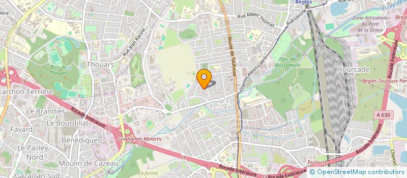 localisation de l'entreprise AUDEA  VILLENAVE-D'ORNON