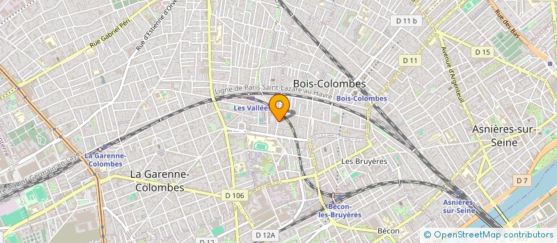 localisation de l'entreprise AUDEAMUS à BOIS-COLOMBES