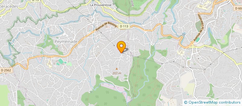 localisation de l'entreprise AUDEBAUD.CARRE/DUMORTIER.CARRE  PEYMEINADE