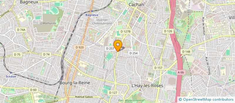 localisation de l'entreprise AUDEBERT SASU à CACHAN