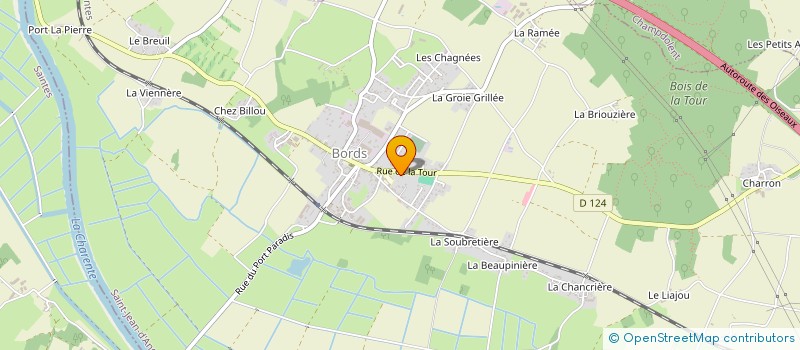 localisation de l'entreprise AUDEBERT SEBASTIEN  BORDS