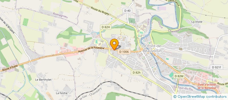 localisation de l'entreprise AUDEBERTI AUTOMOBILES  ROMAGNIEU