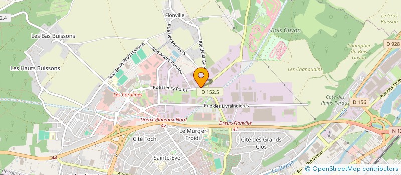 localisation de l'entreprise AUDEBRAND CONSULTING à DREUX