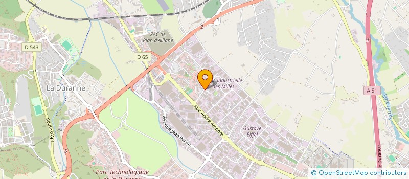 localisation de l'entreprise AUDEC EXPERTISE à AIX-EN-PROVENCE
