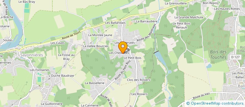 localisation de l'entreprise AUDECF à SAVONNIERES