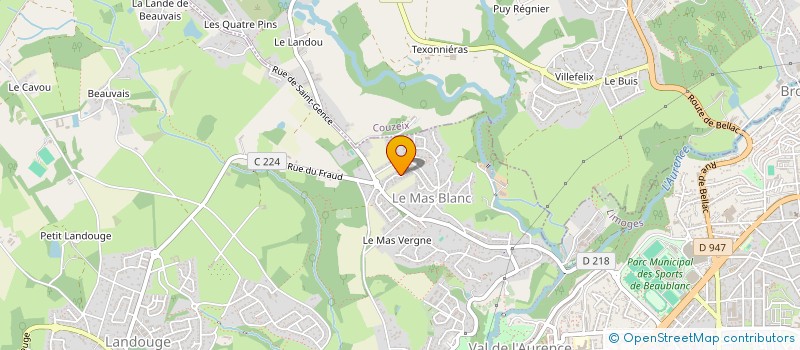 localisation de l'entreprise AUDECIA AUDIT CONSULTING à LIMOGES