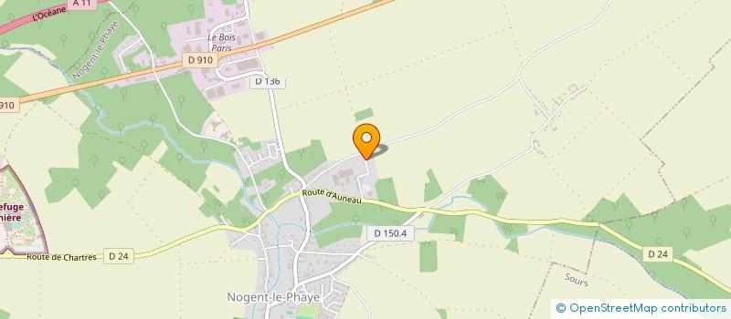 localisation de l'entreprise AUDELAN-BARON à NOGENT-LE-PHAYE