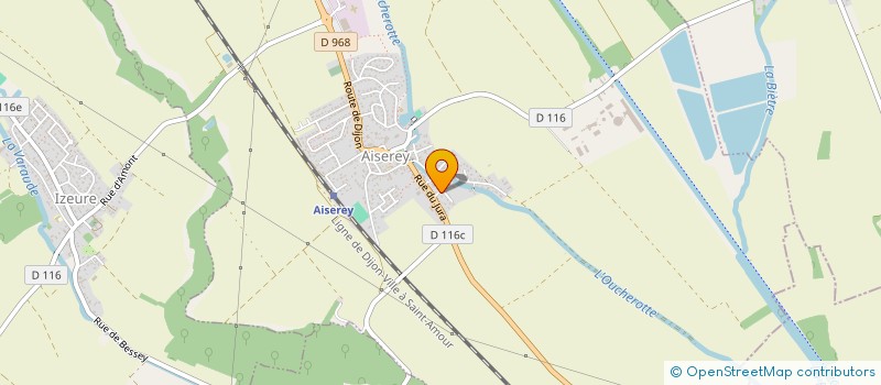 localisation de l'entreprise AUDELANE  AISEREY