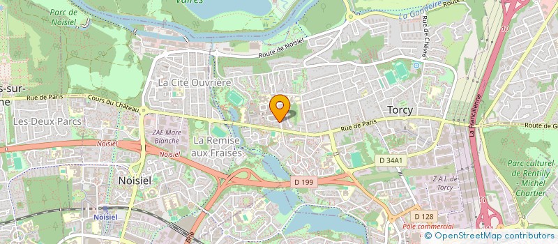 localisation de l'entreprise AUDELIA à TORCY