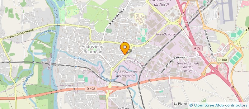 localisation de l'entreprise AUDELICES CREOLES & CAKES  ANDREZIEUX-BOUTHEON