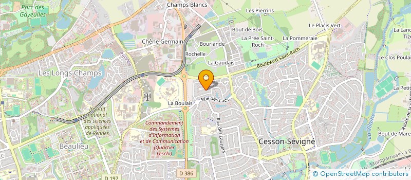 localisation de l'entreprise AUDELMAR HOLDING à CESSON-SEVIGNE