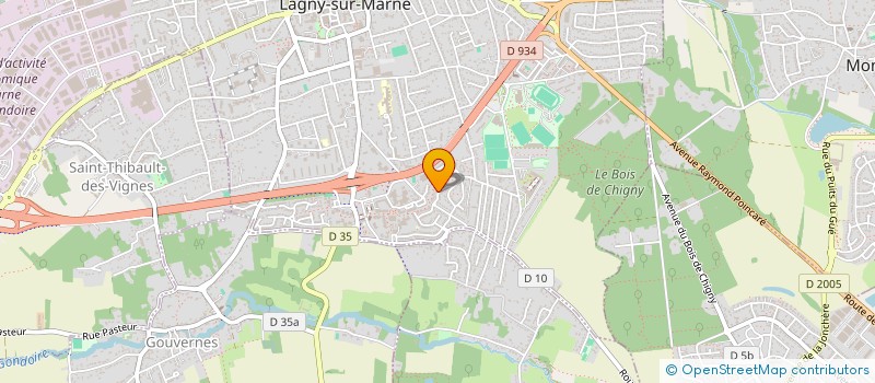 localisation de l'entreprise AUDELYA  LAGNY-SUR-MARNE