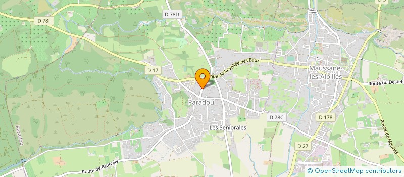 localisation de l'entreprise AUDEMA  GRAVESON