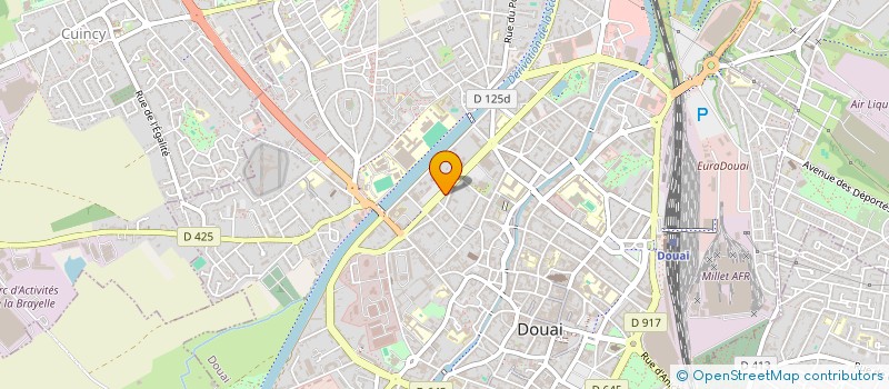 localisation de l'entreprise AUDEMATH à DOUAI