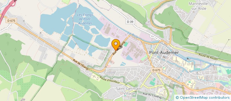 localisation de l'entreprise AUDEMER à PONT-AUDEMER