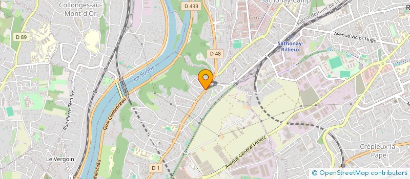 localisation de l'entreprise AUDEN  CALUIRE-ET-CUIRE