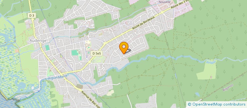 localisation de l'entreprise AUDENGE AUTOMATISME ELECTRICITE  AUDENGE