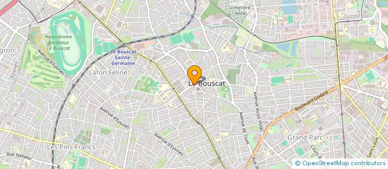 localisation de l'entreprise AUDEPRO  LE BOUSCAT