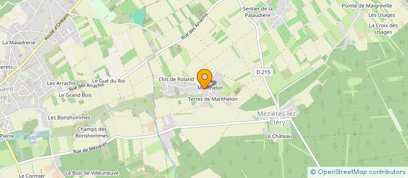 localisation de l'entreprise AUDESSA EURL  MEZIERES-LEZ-CLERY