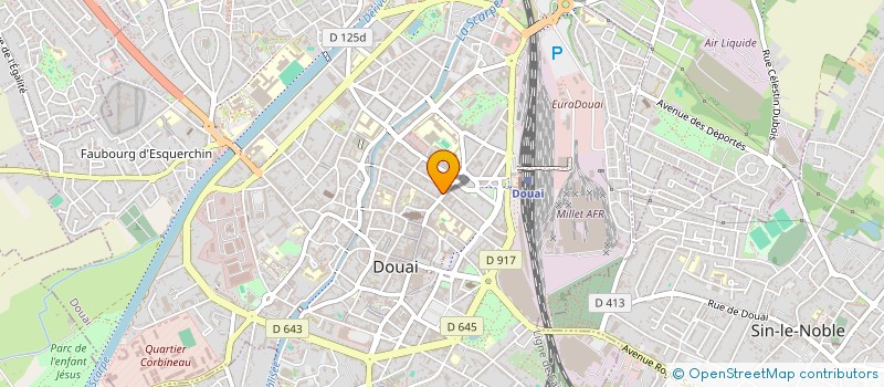 localisation de l'entreprise AUDESTOCK 31  DOUAI