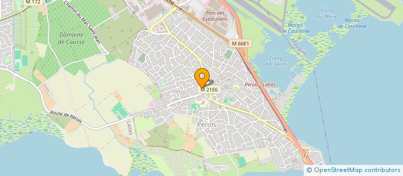 localisation de l'entreprise AUDETIS CONSEIL  PEROLS