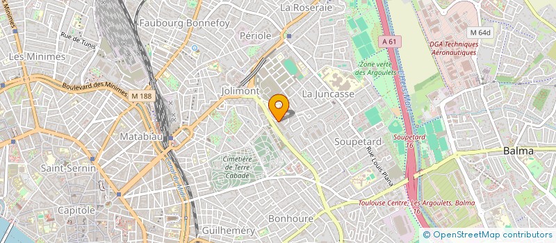localisation de l'entreprise AUDEVARD COEDEL à TOULOUSE