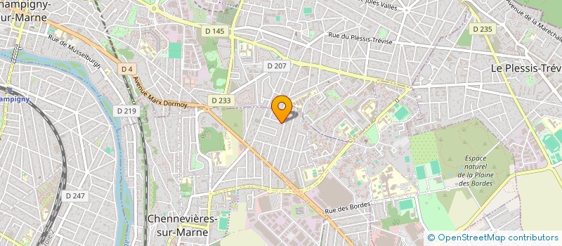 localisation de l'entreprise AUDEX à CHENNEVIERES-SUR-MARNE