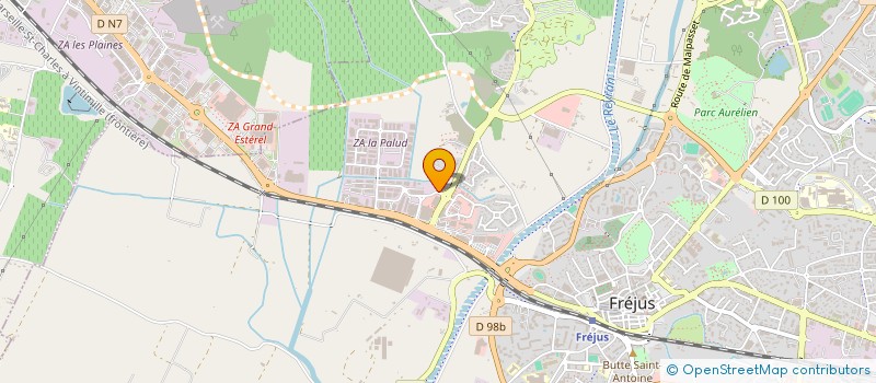 localisation de l'entreprise AUDEXCO SERVICES à FREJUS