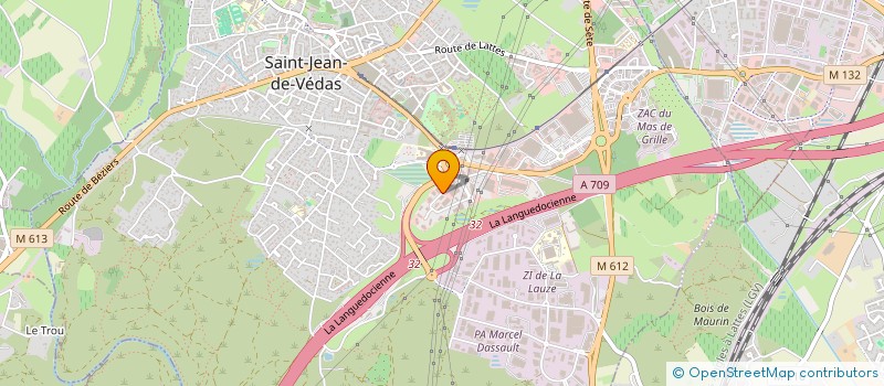 localisation de l'entreprise AUDEXCOM CONCERTO  SAINT-JEAN-DE-VEDAS