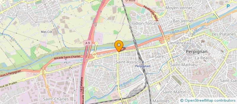 localisation de l'entreprise AUDEXCOM - ROUSSILLON  PERPIGNAN