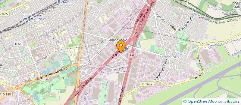 localisation de l'entreprise AUDEXIUM CONSEILS à ANTONY