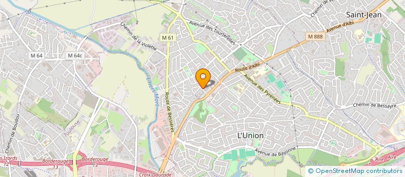localisation de l'entreprise AUDHLYN  L'UNION