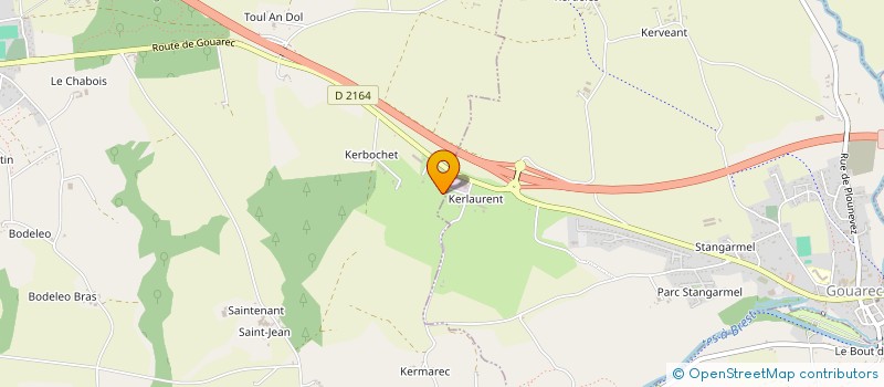 localisation de l'entreprise AUDI MAT  ROSTRENEN