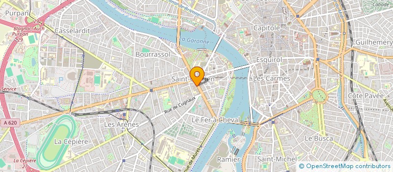 localisation de l'entreprise AUDIAL RIVE GAUCHE à TOULOUSE
