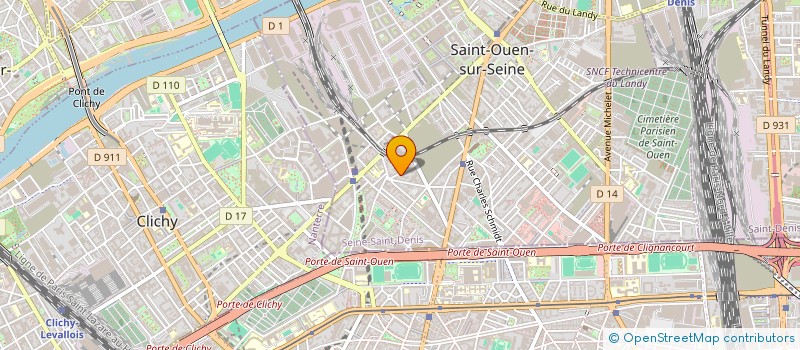 localisation de l'entreprise AUDIANS à SAINT-OUEN-SUR-SEINE