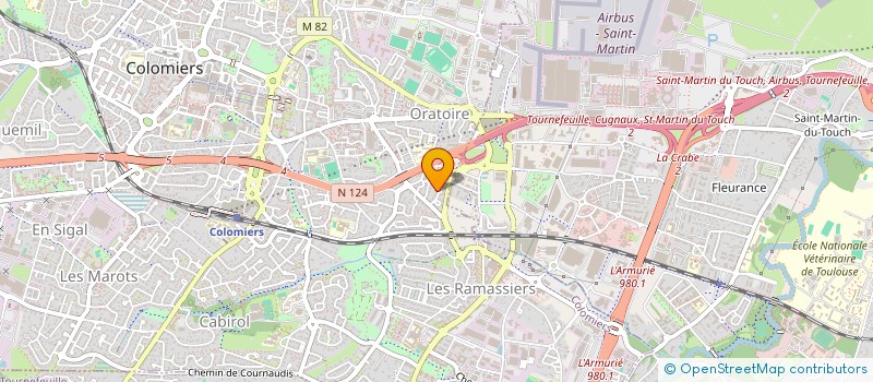 localisation de l'entreprise AUDIANS SUD OUEST à COLOMIERS
