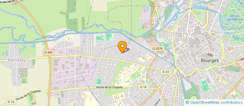 localisation de l'entreprise AUDIARIS à BOURGES